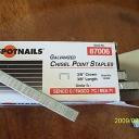 C08 Upholstery Fine Wire Staple 22 Gauge 3/8" Crown X 1/2" Leg (7108) - StaplermaniaStore