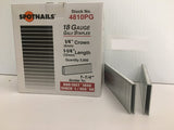 SPOTNAILS 4810PG L/90 18 Gauge 1/4" Crown,1-1/4" leg. 5000Pcs/Box.6 Boxes/Case. Sale By Full Case !